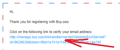 Confirmation de l’adresse e-mail