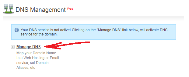 Trouver la gestion du DNS